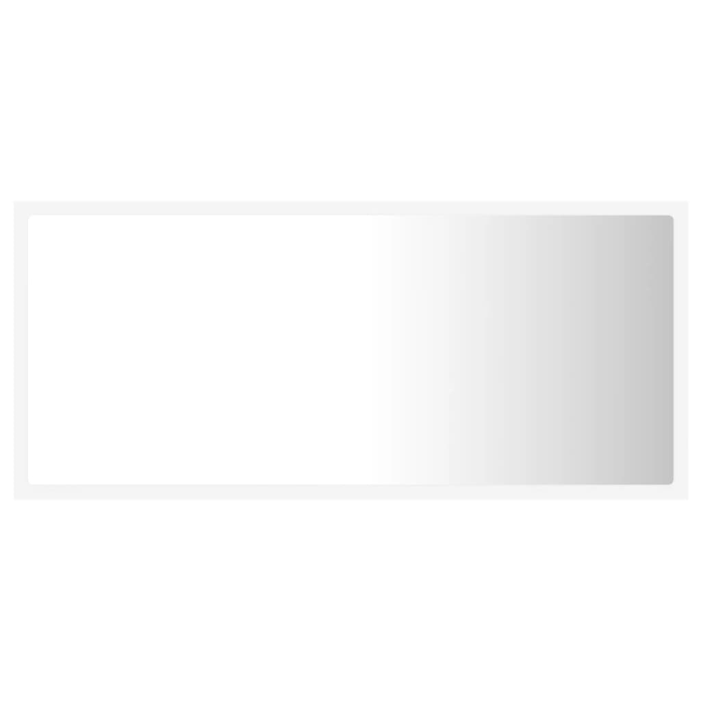 Specchio da Bagno con LED Bianco 90x8,5x37 cm in Acrilico cod mxl 78065