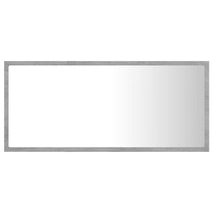 Specchio da Bagno LED Grigio Cemento 90x8,5x37 cm in Truciolato cod mxl 77014