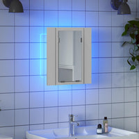 Specchio da Bagno con LED Bianco 40x12x45 cm in Acrilico 804948