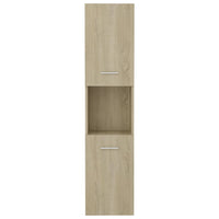 Mobile da Bagno Rovere Sonoma 30x30x130 cm in Legno Multistrato 805000