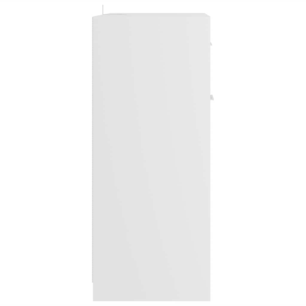 Armadio da Bagno Bianco 60x33x80 cm in Legno Multistrato cod mxl 8295