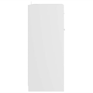 Armadio da Bagno Bianco 60x33x80 cm in Legno Multistrato cod mxl 8295