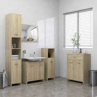 Mobile da Bagno Rovere Sonoma 60x33x80 cm in Legno tecnico 805027