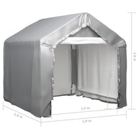 Tenda Grigia 180x180 cm in Acciaio Zincato 148633