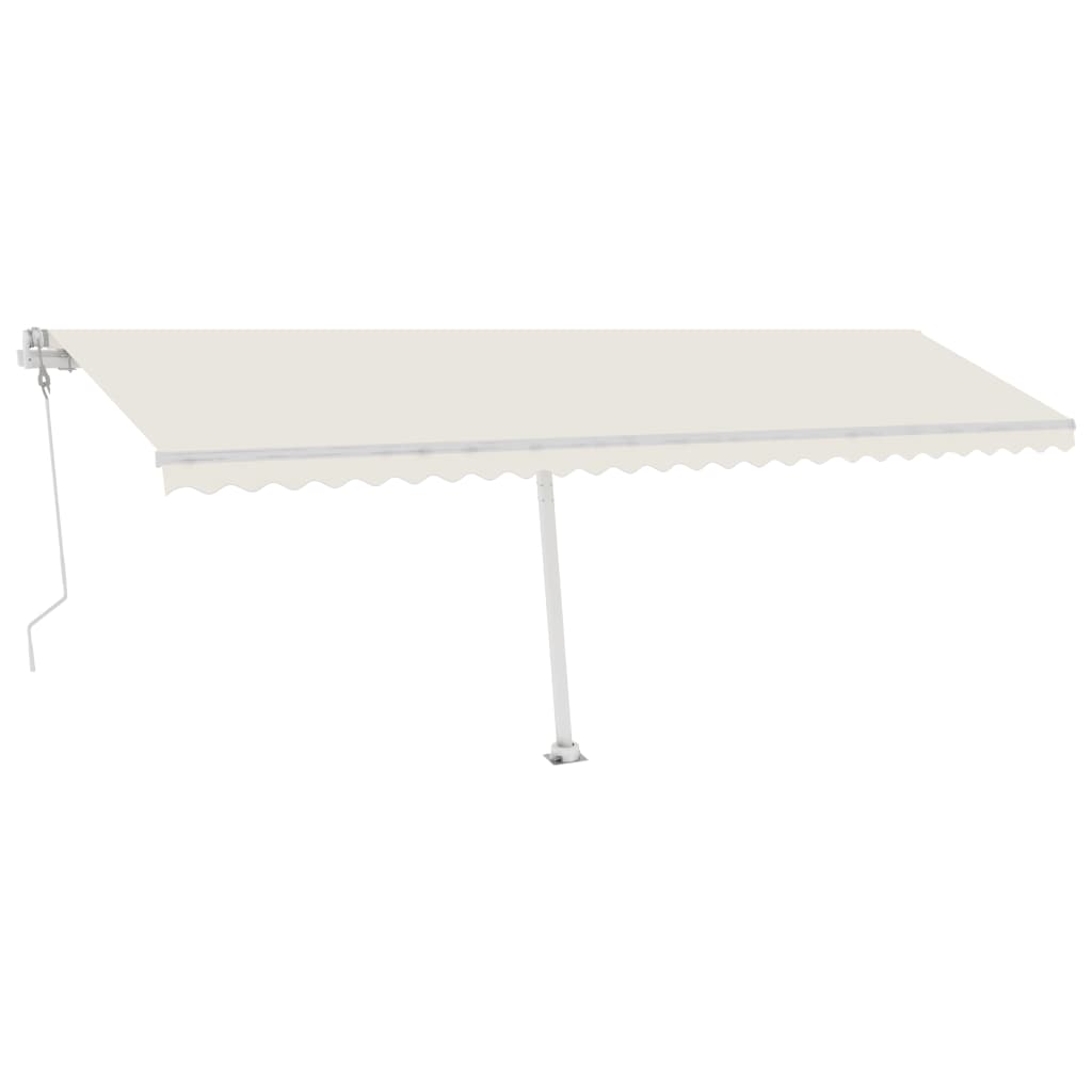 Set Pali per Tenda da Sole Bianco 600x245 cm Ferro