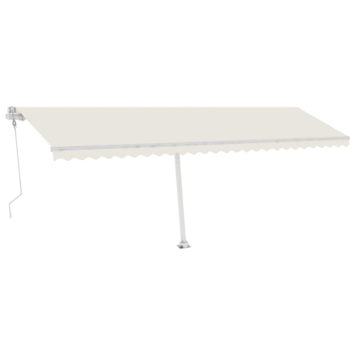 Set Pali per Tenda da Sole Bianco 600x245 cm Ferro