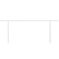 Set Pali per Tenda da Sole Bianco 600x245 cm Ferro 315095