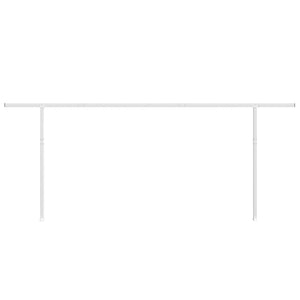 Set Pali per Tenda da Sole Bianco 600x245 cm Ferro 315095