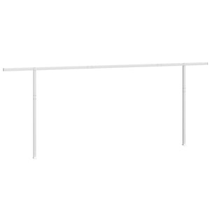 Set Pali per Tenda da Sole Bianco 600x245 cm Ferro 315095
