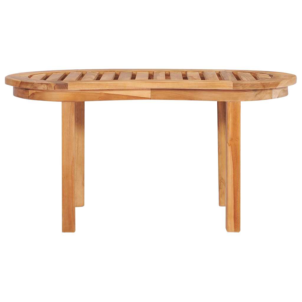 Set Salotto da Giardino 5 pz Design Curvo in Massello di Teak 3059965