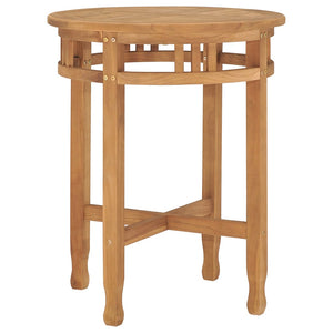 Set da Pranzo da Giardino 3 pz con Cuscini in Massello di Teak 3059996