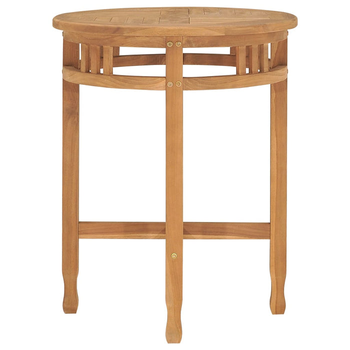 Set da Pranzo da Giardino 3 pz in Legno Massello di Teak cod mxl 30706