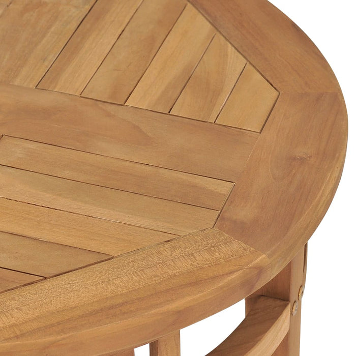 Set da Pranzo da Giardino 3 pz in Legno Massello di Teak cod mxl 30706