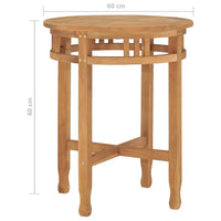 Set da Pranzo da Giardino 3 pz in Legno Massello di Teak cod mxl 30706