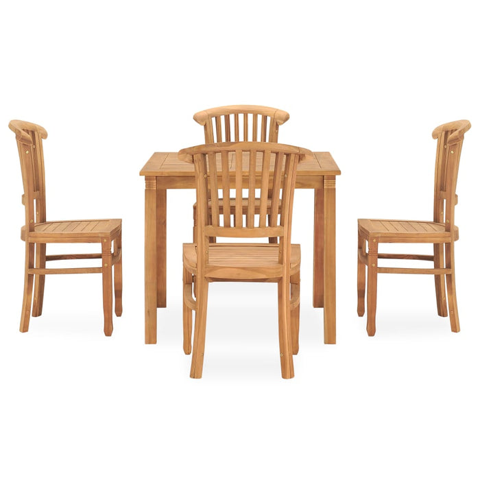 Set da Pranzo da Giardino 5 pz in Legno Massello di Teakcod mxl 93424