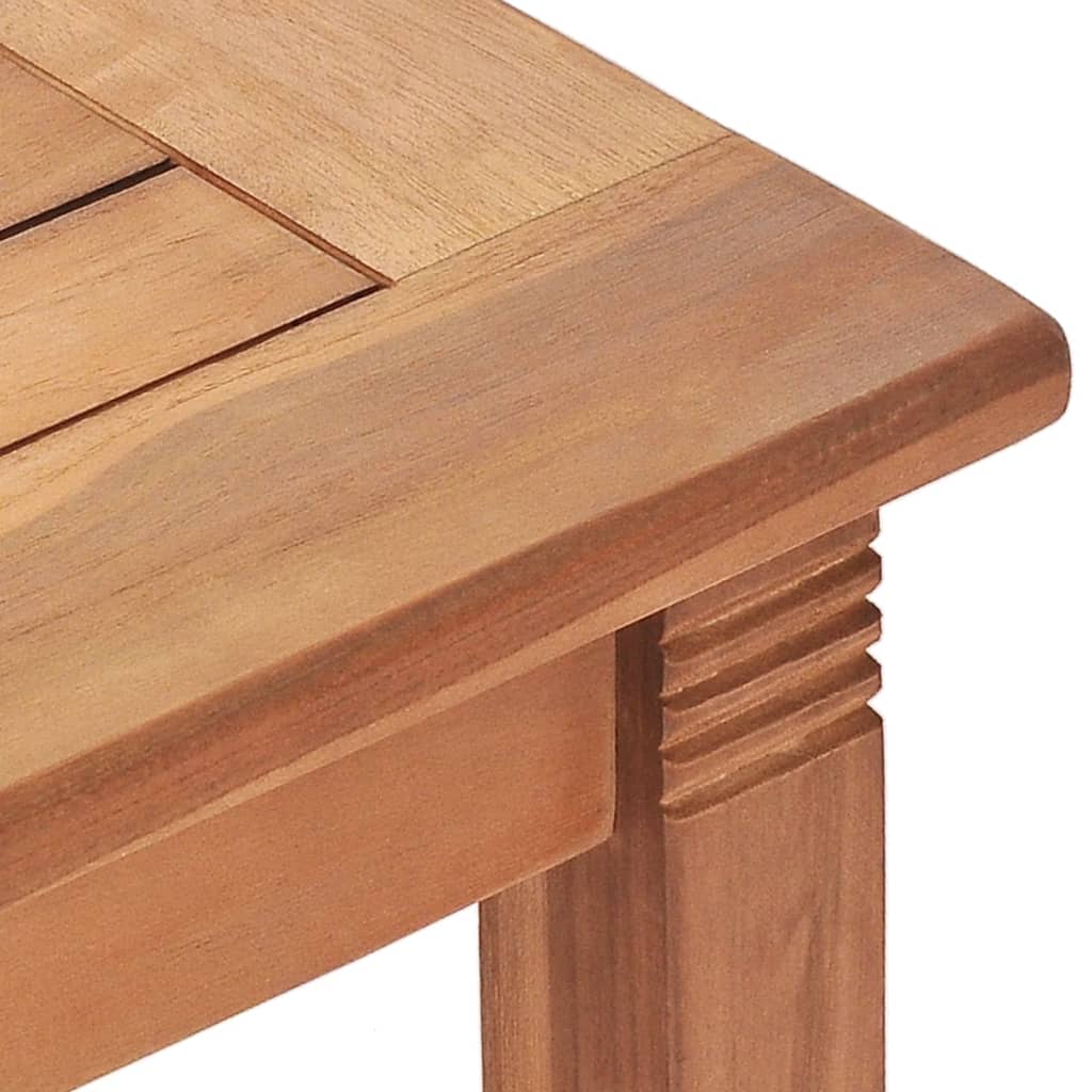 Set da Pranzo da Giardino 5 pz con Cuscini in Massello di Teak 3060018