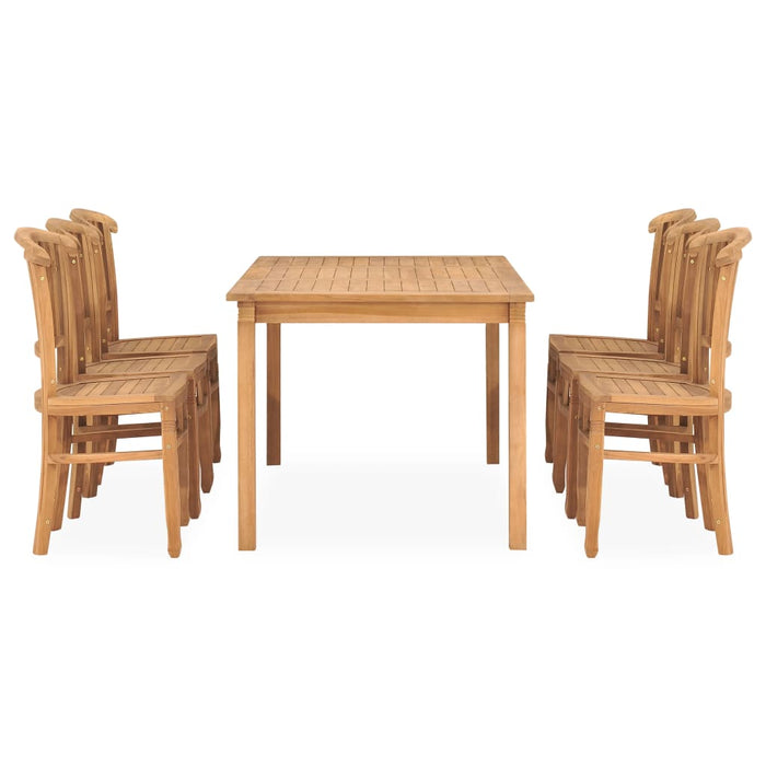 Set da Pranzo da Giardino 7 pz in Legno Massello di Teakcod mxl 93526