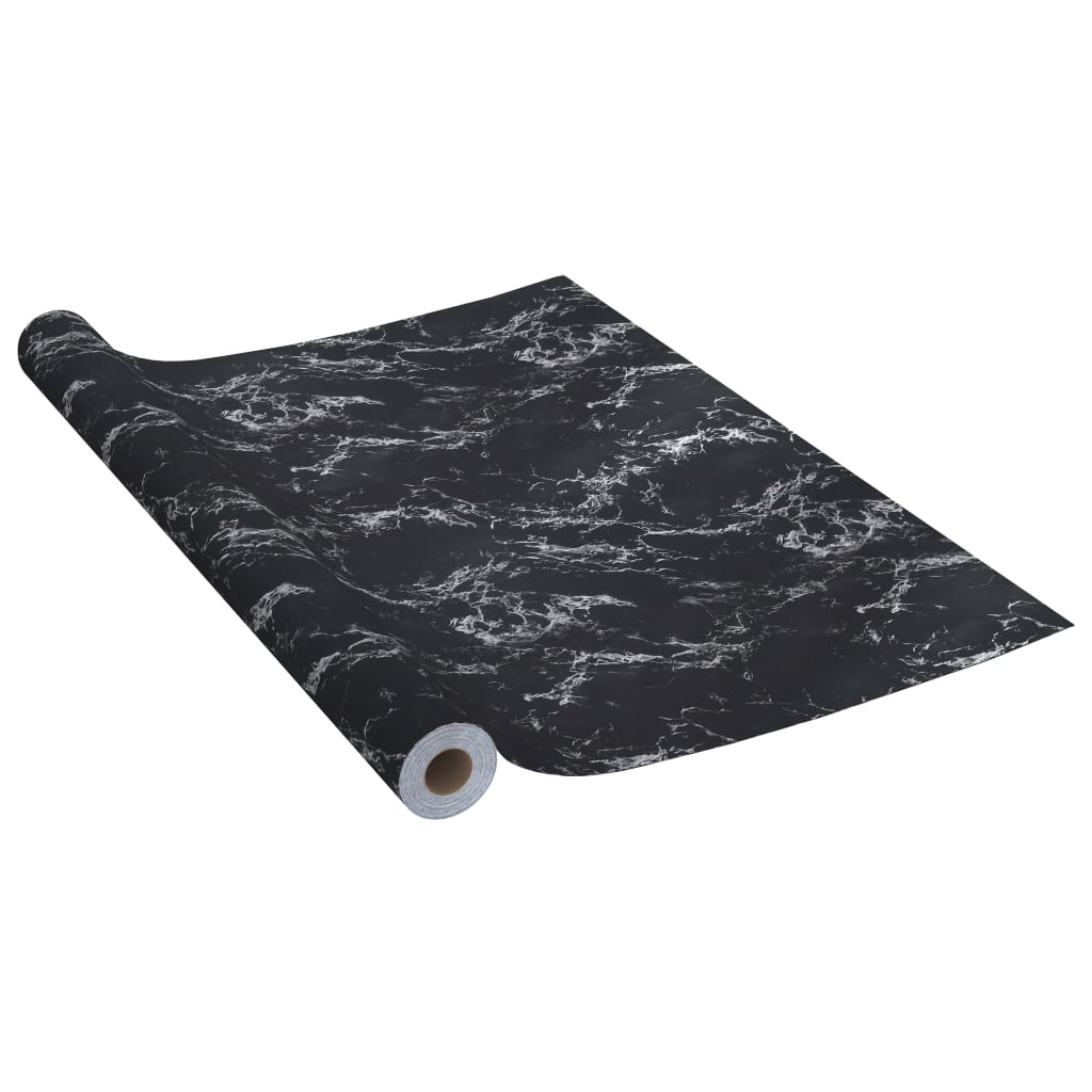 Pellicola Autoadesiva per Mobili Nero Pietra 500x90 cm in PVCcod mxl 121053