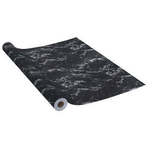 Pellicola Autoadesiva per Mobili Nero Pietra 500x90 cm in PVCcod mxl 121053
