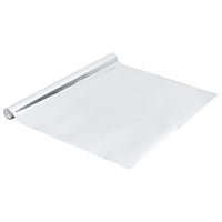 Pellicola Autoadesiva per Mobili Argento Lucido 500x90 cm PVC cod mxl 43578