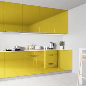 Pellicola Autoadesiva per Mobili Oro Lucido 500x90 cm in PVC 326149