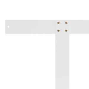 Schienale per Divano a Pallet Bianco 110 cm in Ferro 315792