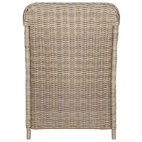 Set da Pranzo da Giardino 11 pz in Polyrattan Marrone 3059468