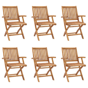 Set da Pranzo da Giardino 7 pz in Legno Massello di Teak 3059550