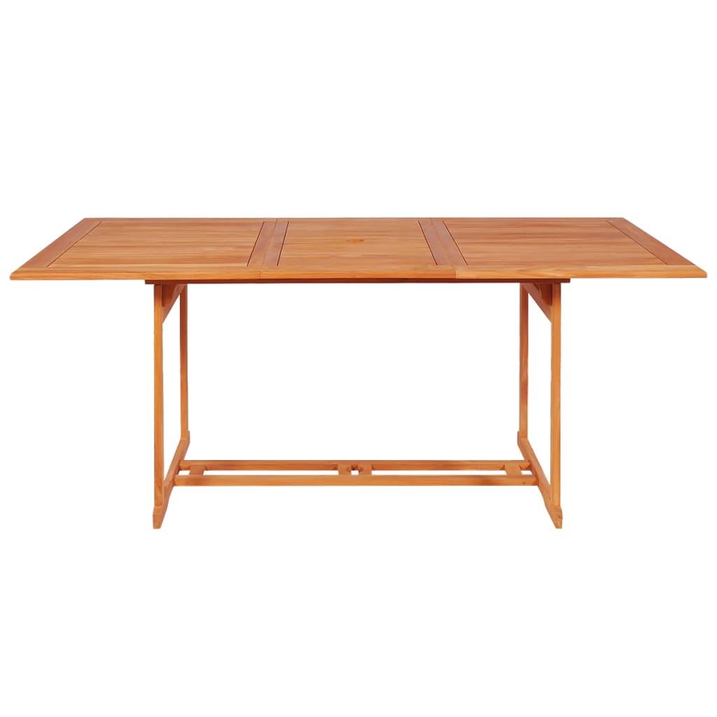 Set da Pranzo da Giardino 9 pz con Cuscini Legno di Teak Grigio cod mxl 40881