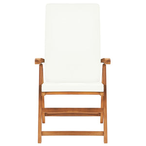 Set da Pranzo da Giardino 7 pz con Cuscini Legno di Teak cod mxl 46425