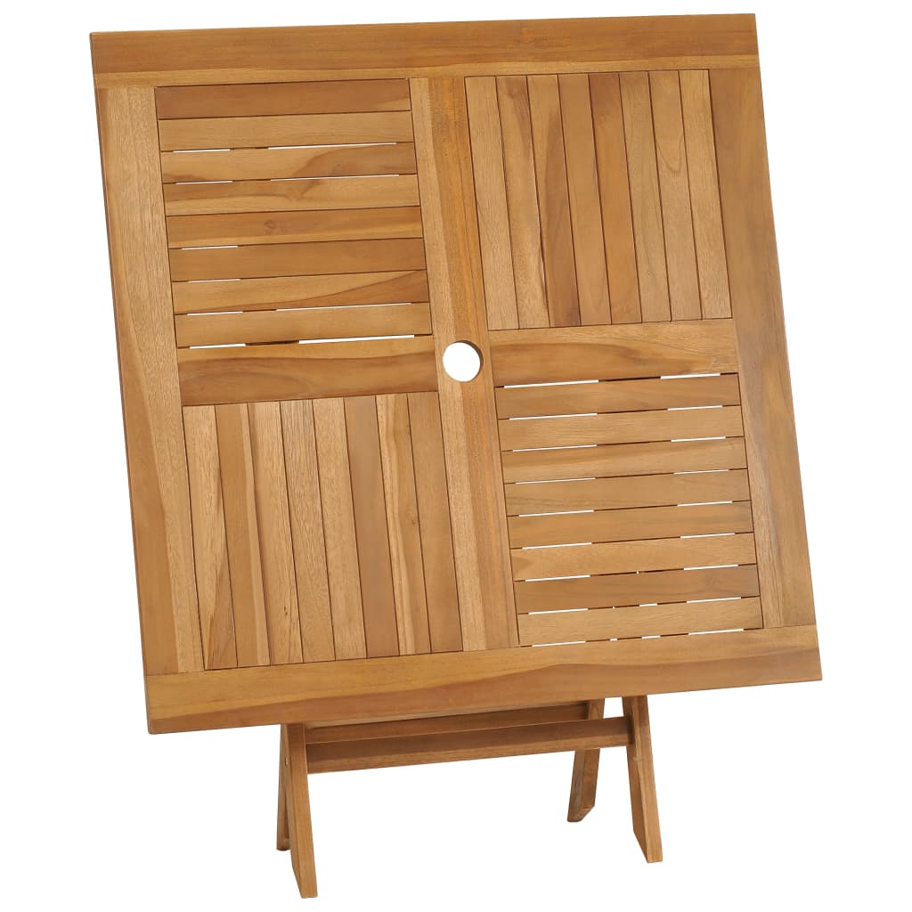 Set da Pranzo da Giardino 5 pz in Legno Massello di Teak cod mxl 43804