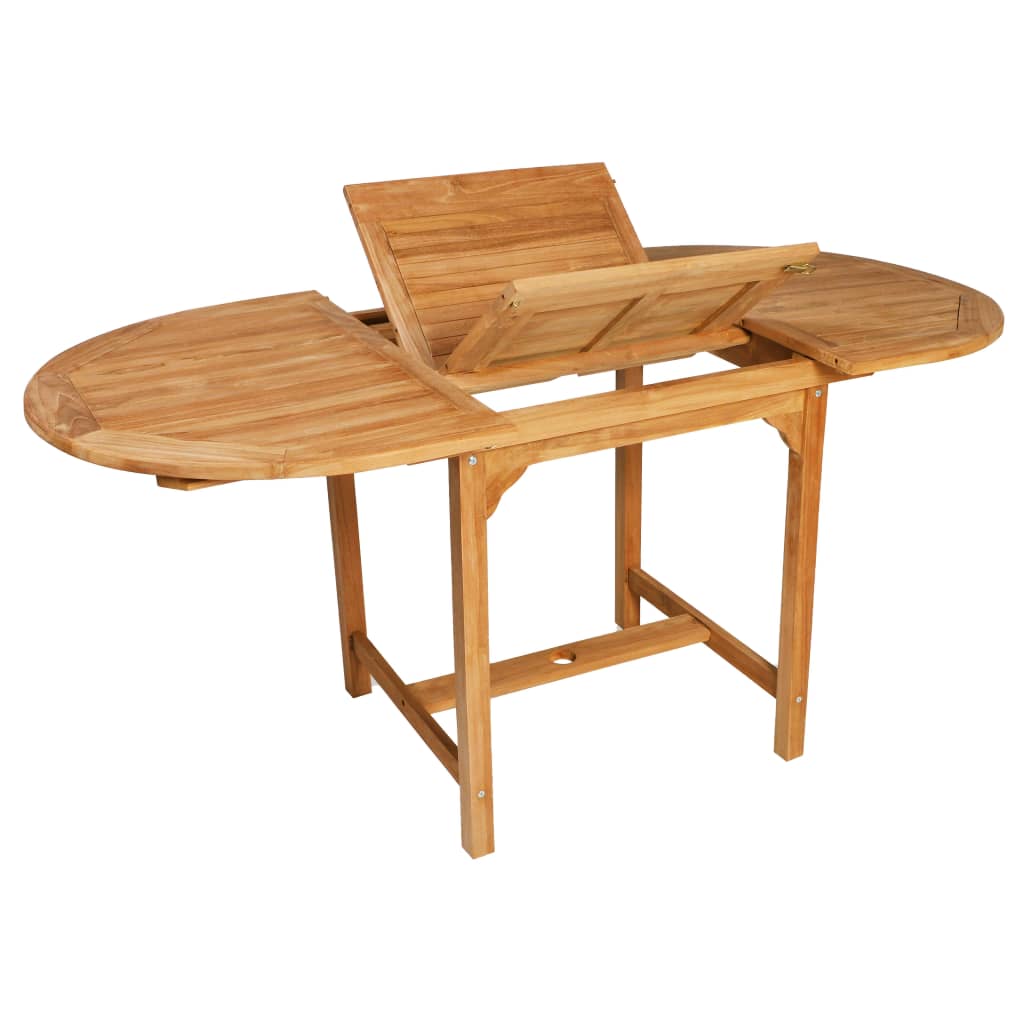 Set da Pranzo da Giardino 7 pz in Legno Massello di Teak cod mxl 43031