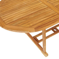 Set da Pranzo da Giardino 7 pz in Legno Massello di Teak cod mxl 40224