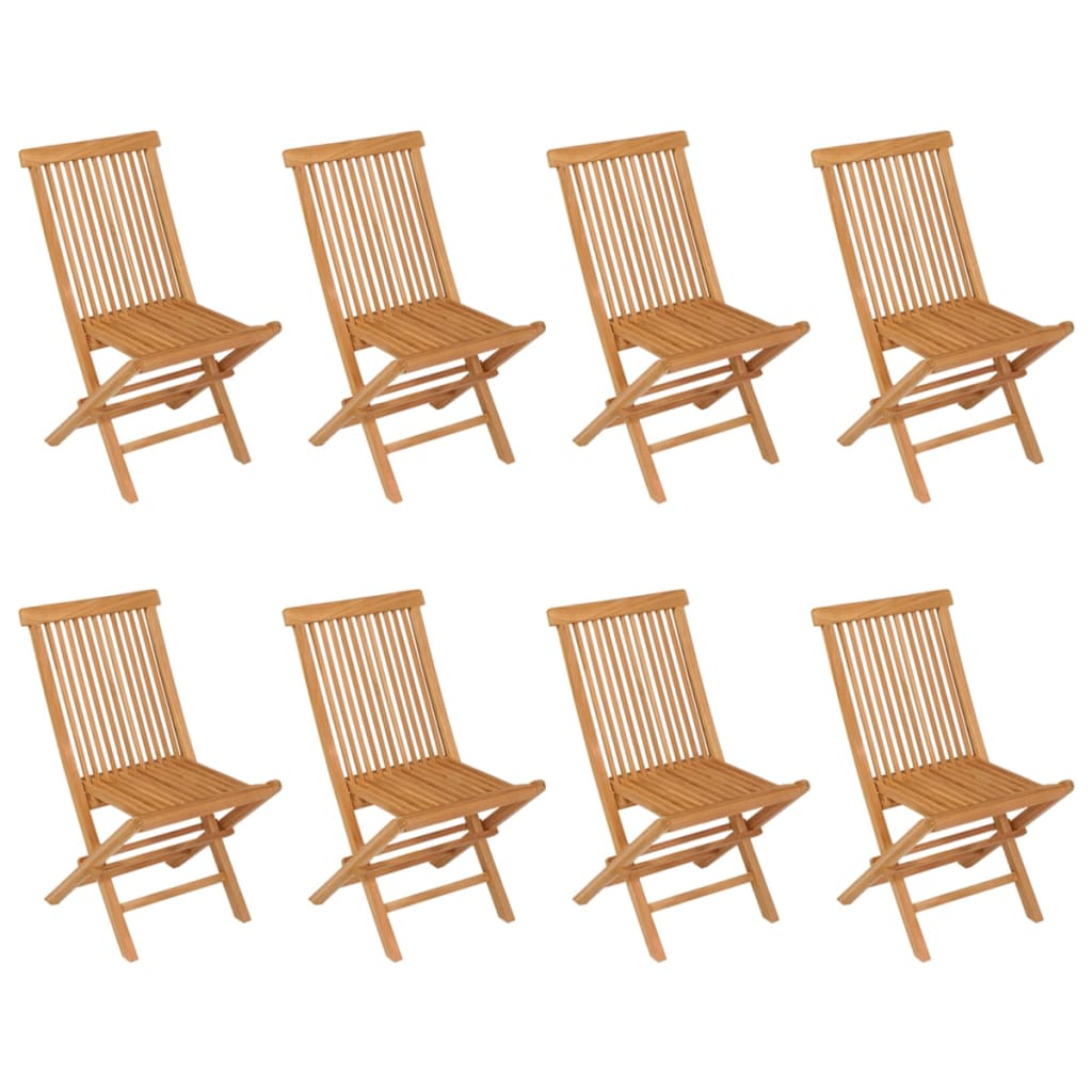 Set da Pranzo 9 pz in Legno Massello di Teak