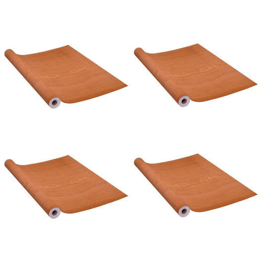 Pellicole Autoadesive per Porte 4 pz Rovere Chiaro 210x90cm PVC cod mxl 49620