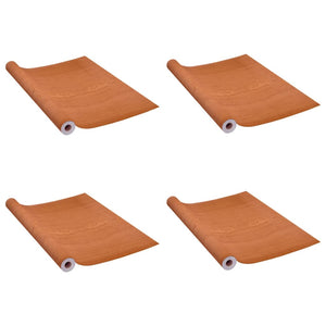 Pellicole Autoadesive per Porte 4 pz Rovere Chiaro 210x90cm PVC 3059645