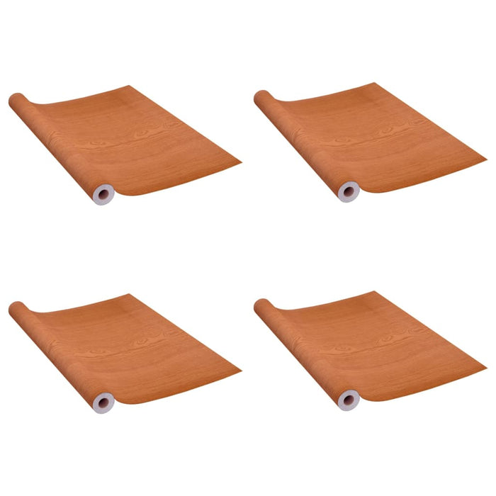 Pellicole Autoadesive per Porte 4 pz Rovere Chiaro 210x90cm PVC 3059645