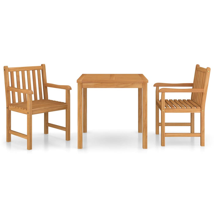 Set da Pranzo per Esterni 3 pz in Legno Massello di Teak cod mxl 41844