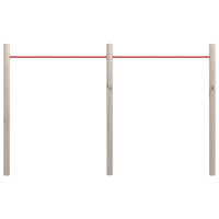 Barra da Gioco per Giardino 272x170cm Pino Impregnato e Acciaio cod mxl 58126