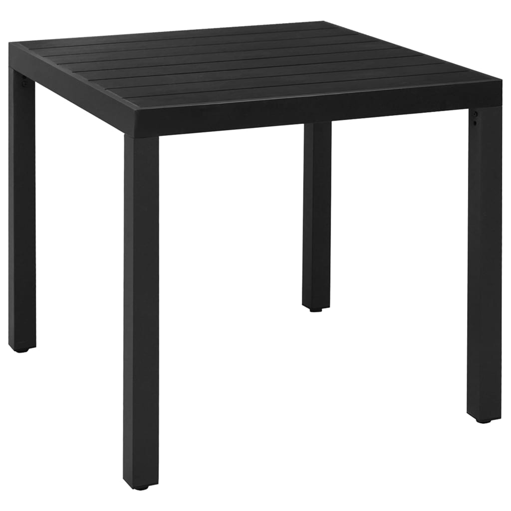 Set da Pranzo da Giardino 3 pz Nero 3060058