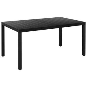 Set da Pranzo da Giardino 5 pz Nero e Marrone 3060084