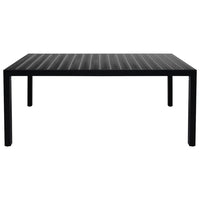 Set da Pranzo da Giardino 7 pz Nero e Marrone 3060086