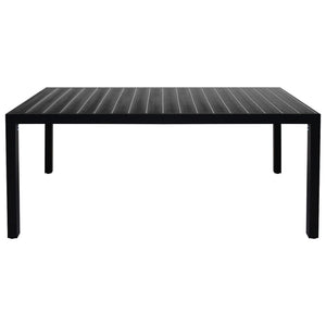 Set da Pranzo da Giardino 7 pz Nero e Marrone 3060086