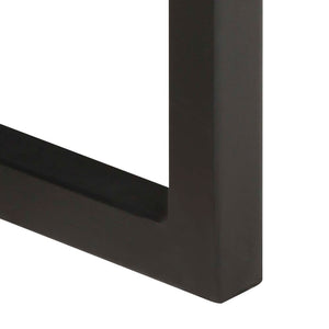 Sedie da Pranzo a Sbalzo 6 pz Grigie in Vera Pelle 3060206