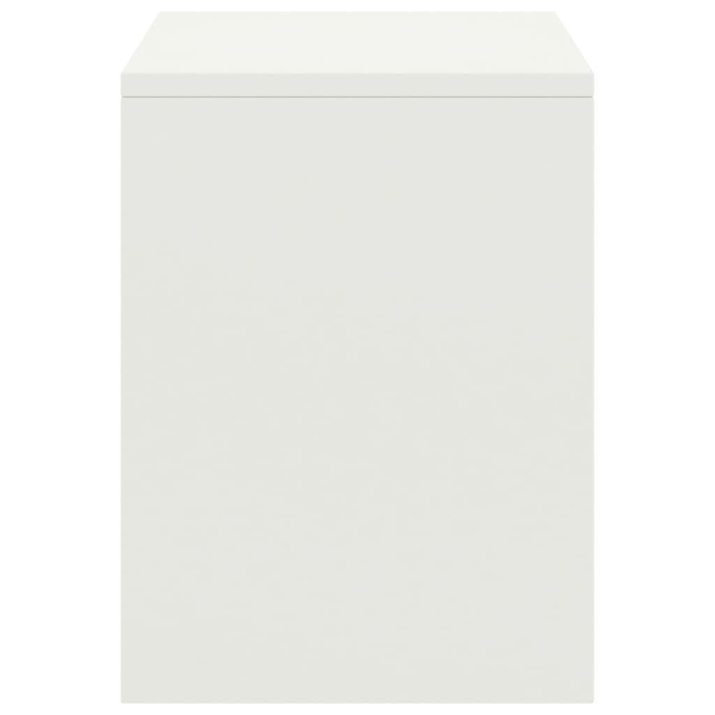 Comodini 2 pz Bianco 35x30x40 cm in Pino Massello 322240