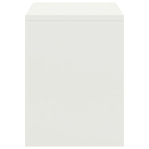 Comodini 2 pz Bianco 35x30x40 cm in Pino Massello 322240