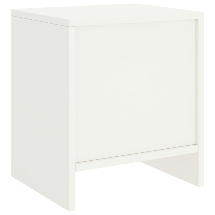 Comodini 2 pz Bianco 35x30x40 cm in Pino Massello 322240