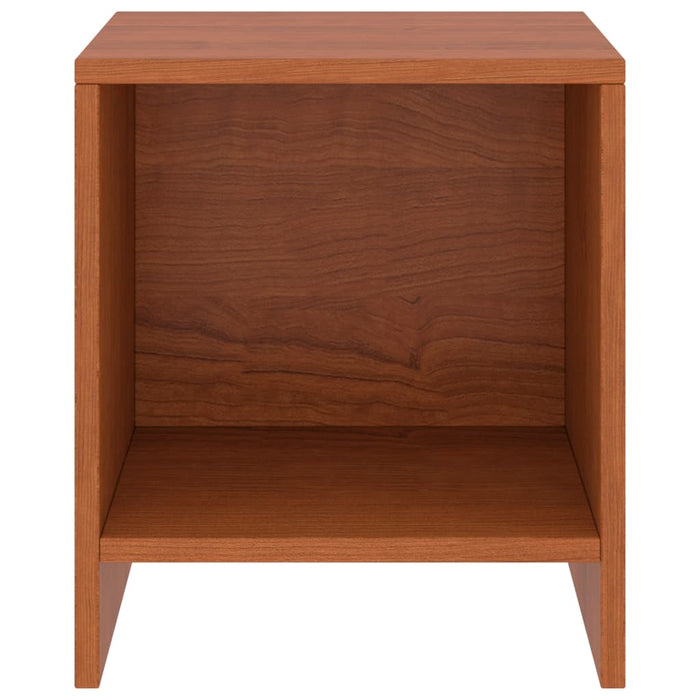 Comodini 2 pz Ambrati 35x30x40 cm in Legno Massello di Pino 322241