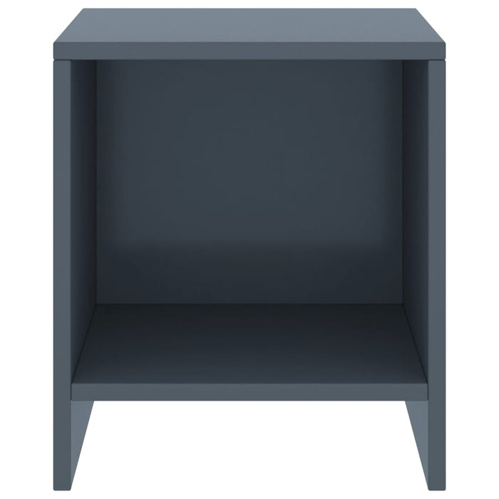 Comodini 2 pz Grigio Chiaro 35x30x40 cm in Pino Massello cod mxl 29888