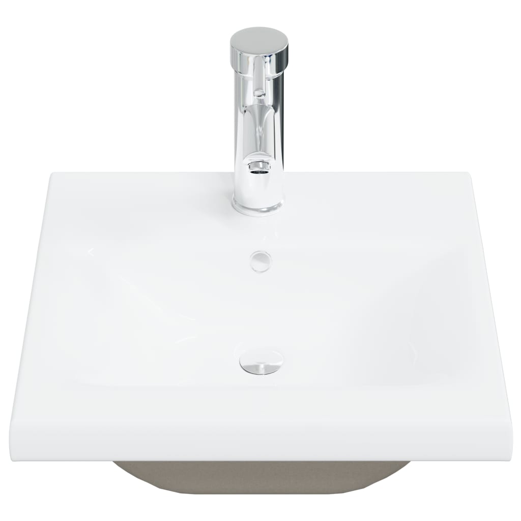 Lavabo bagno ad incasso con rubinetto 42 cm ceramica bianca 02_0002795